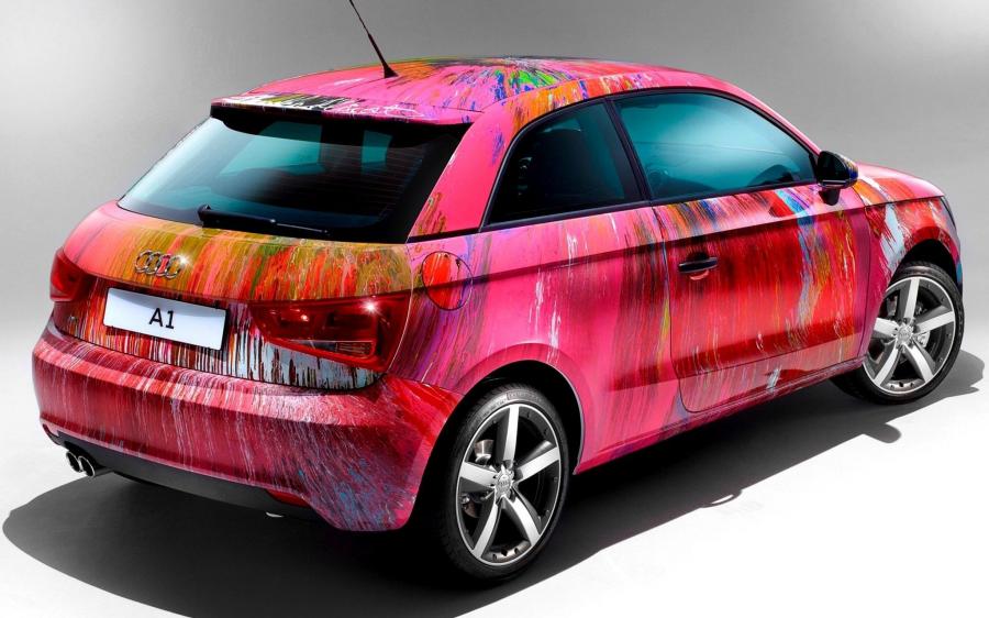 Audi A1 Art Car by Damien Hirst (8X) '2011